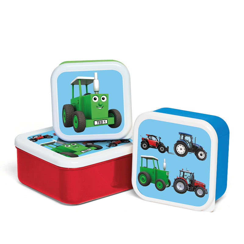 Tractor Ted snack pots
