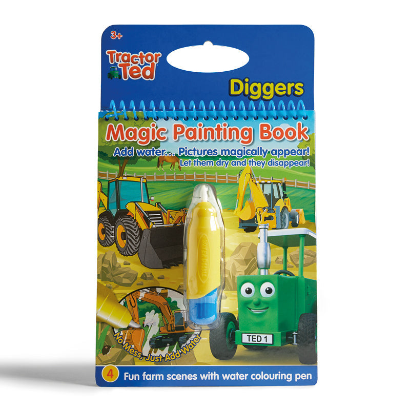 Tractor Ted Magic Painting Book - Diggers