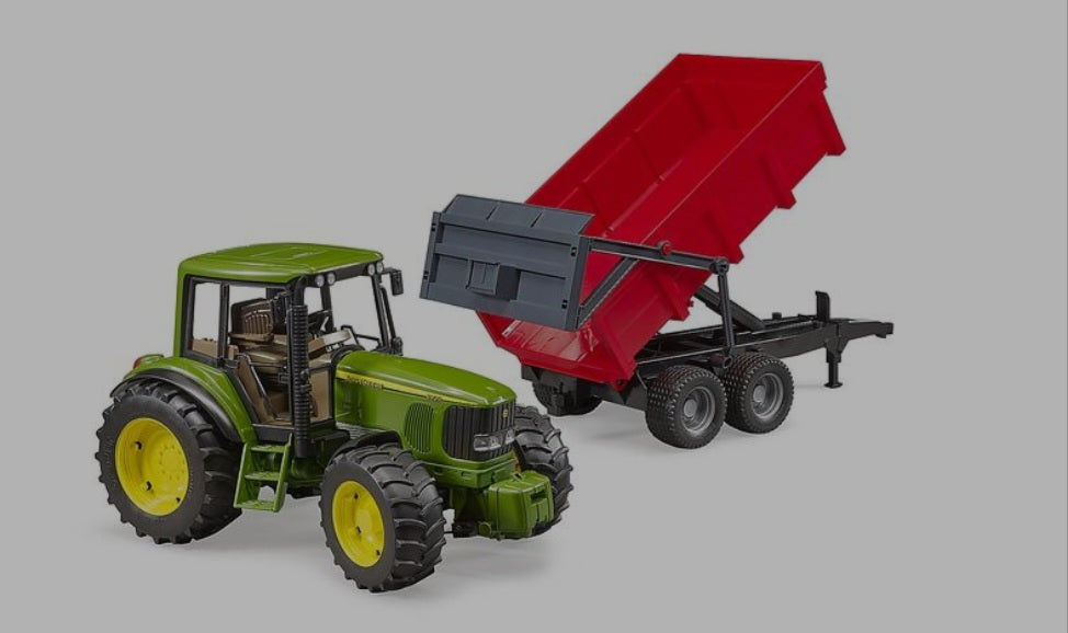 Bruder John Deere 6920 and Tiping Trailer