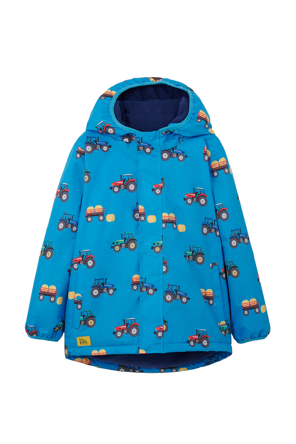 Lighthouse Finlay Coat - Blue Farm print
