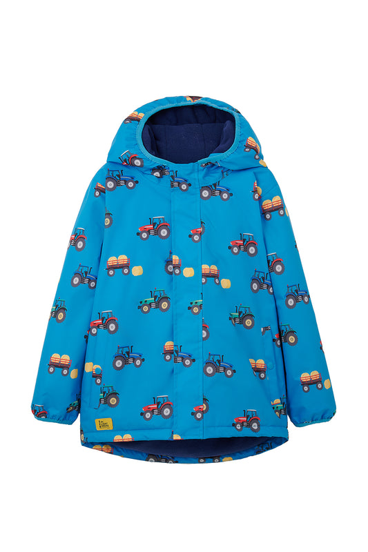 Lighthouse Finlay Coat - Blue Farm print