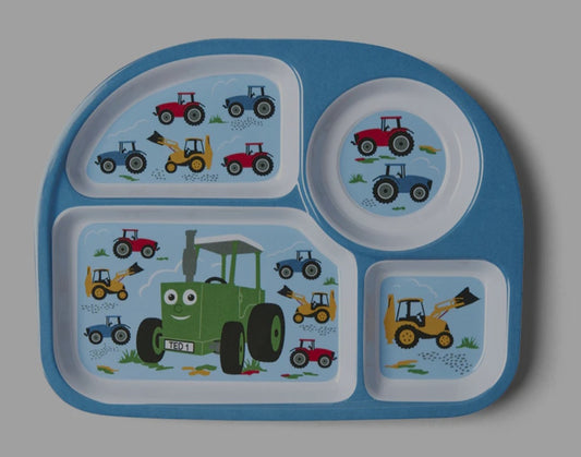 Tractor Ted  Machines Melamine Divider Plate