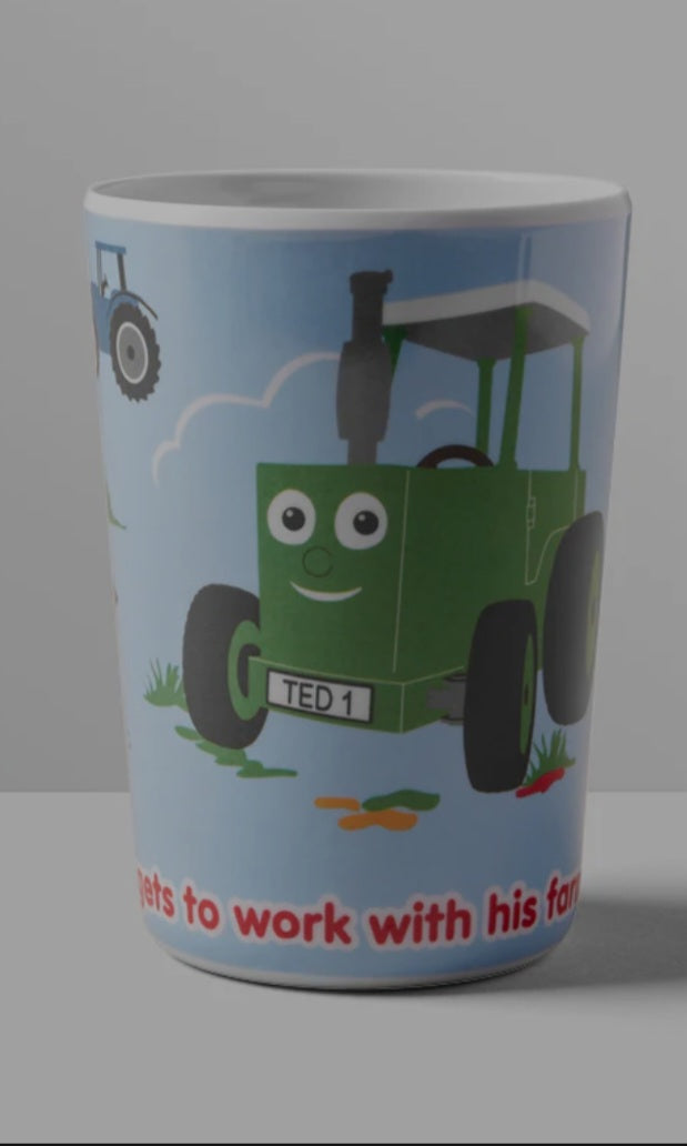 Tractor Ted Machines Melamine Beaker