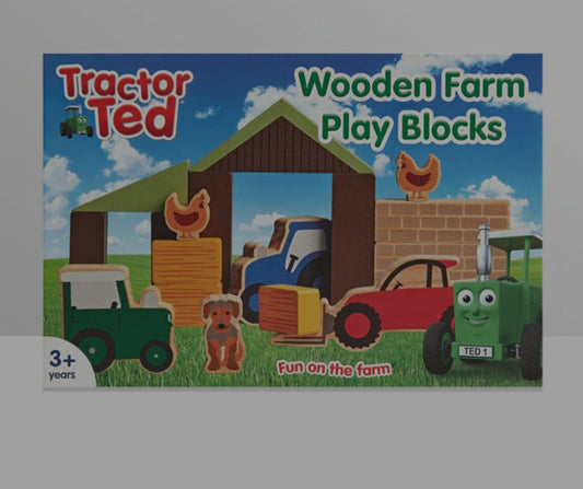 Tractor Ted Wooden Farm Play Blocks