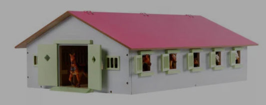 Kids Globe Horse Stable with 9 Boxes