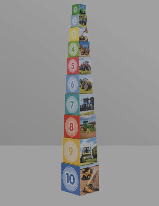 Tractor Ted Stacking Cubes