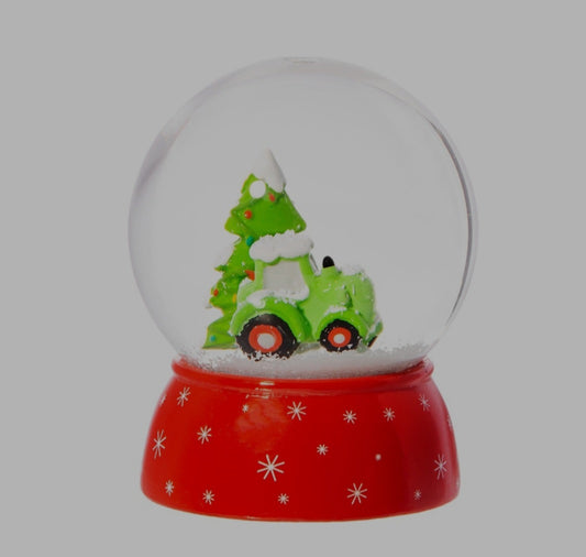Tractor Snow globe