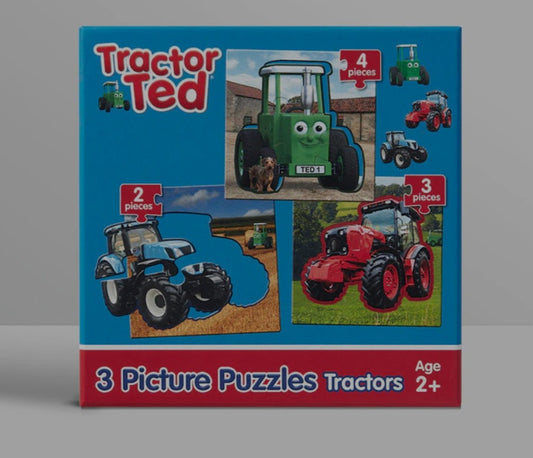 Tractor Ted 3 picture puzzles