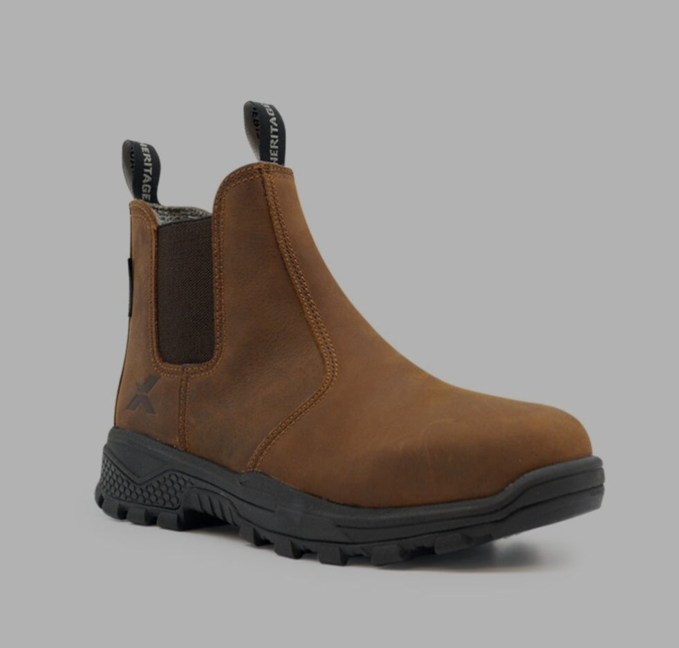 Xpert Heritage Rancher Non-Safety Boot Brown