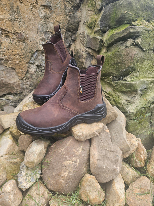 Xpert Defiant S3 Safety Dealer Boot - Brown