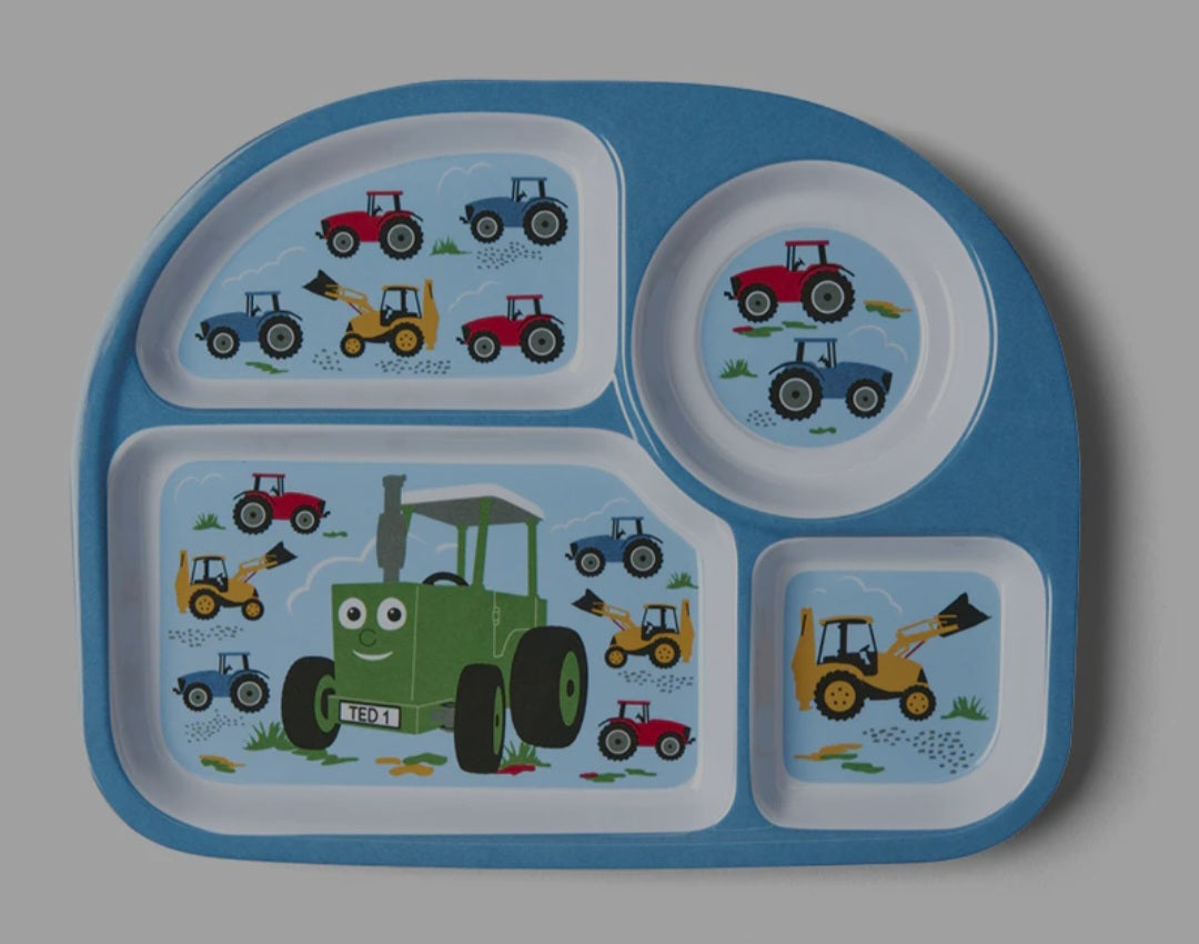 Tractor Ted  Machines Melamine Divider Plate