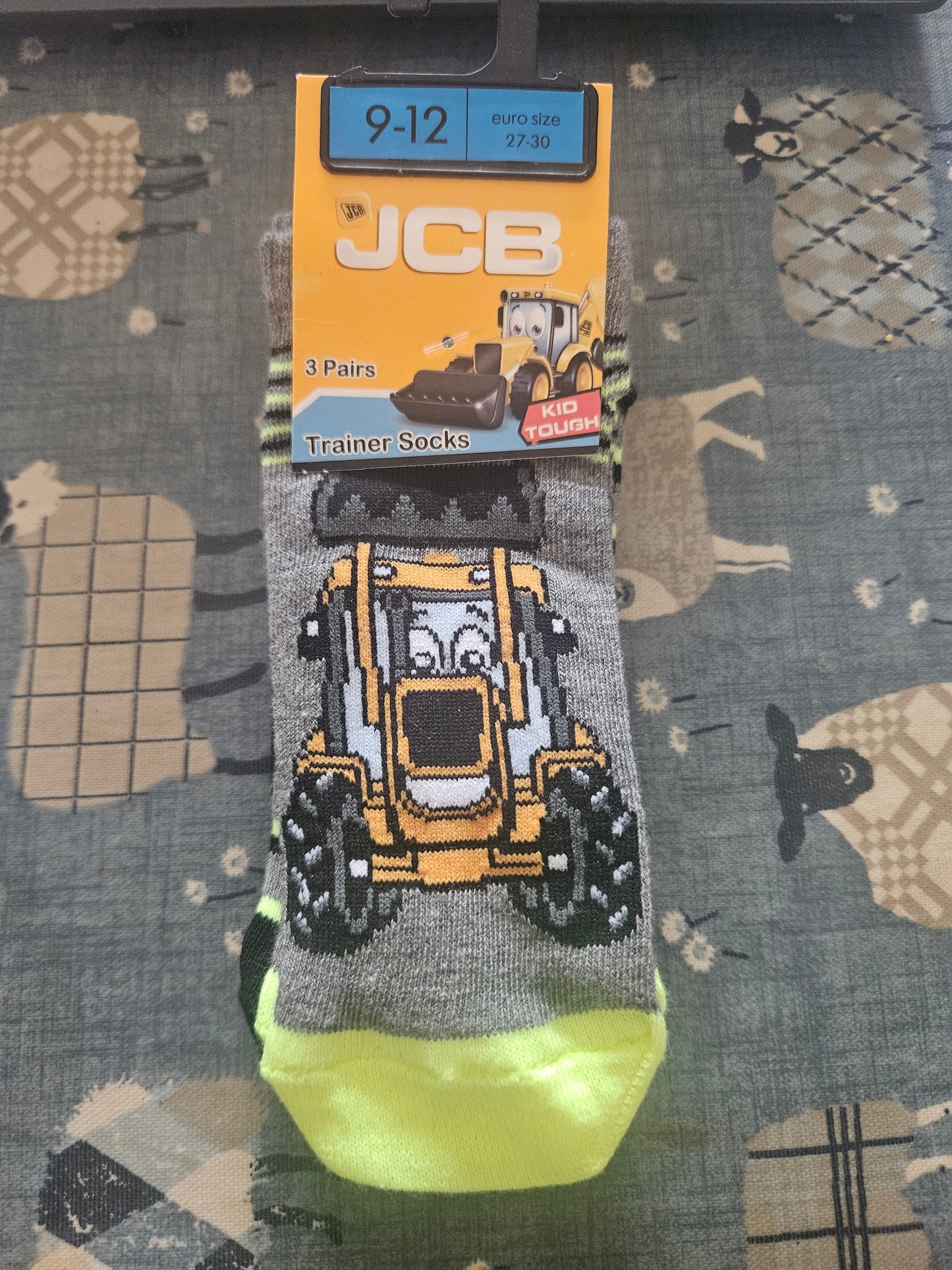 JCB Childrens Trainer socks