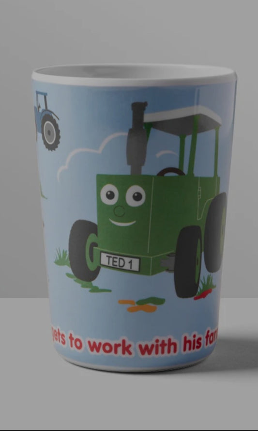 Tractor Ted Machines Melamine Beaker