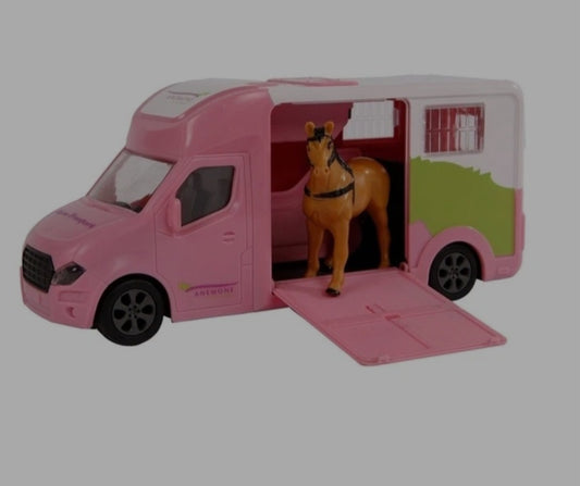Kids Globe Horse Transport Truck with Horse